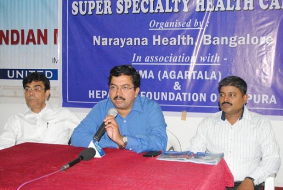Narayan Health City, Bangalore organizes free speciality health camp on heart disease, thalesemia and liver disease at Agartala Narayan Health City, Bangalore organizes free speciality health camp on heart disease, thalesemia and liver disease at Agartala